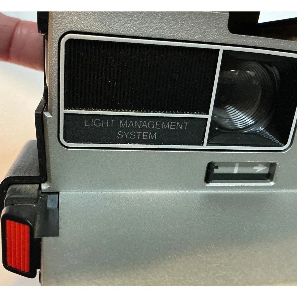 Polaroid Vintage Sun 600 LMS Instant‎ Film Camera Light Management System Black